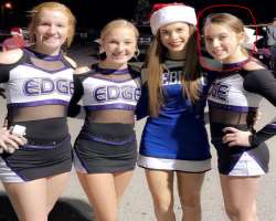 She is a level 5 All-Star cheerleader and she loves to entertain She is a level 5 All-Star cheerleader and she loves to entertain.